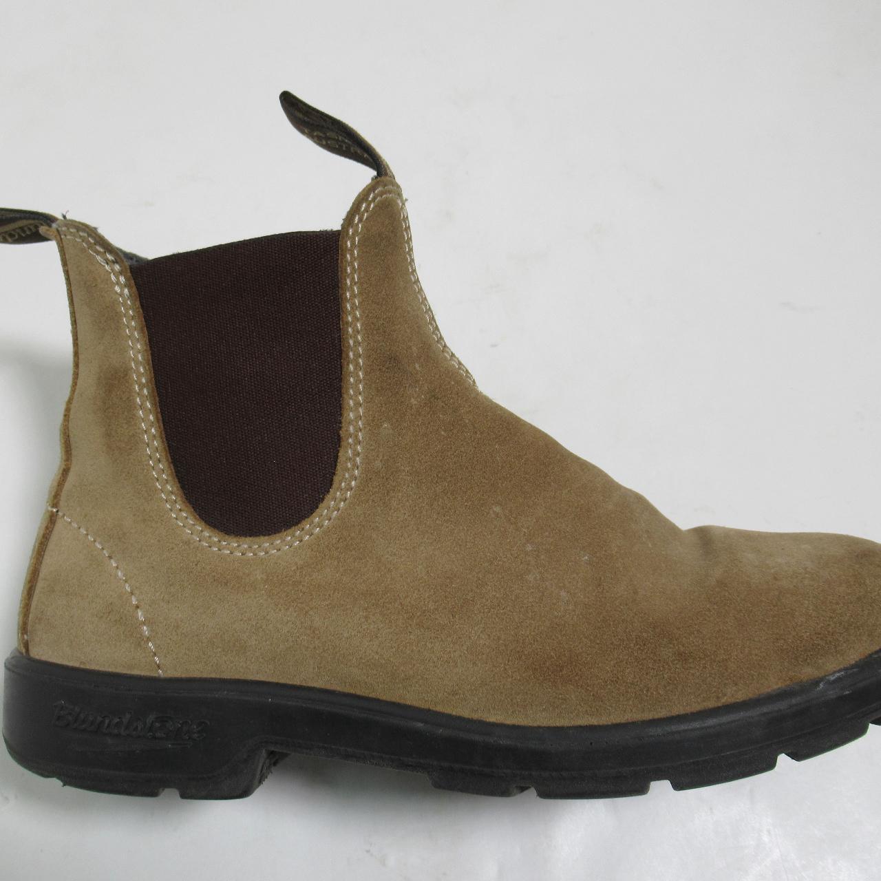 Blundstone Unisex 1910 Originals Suede Boots Tan Depop