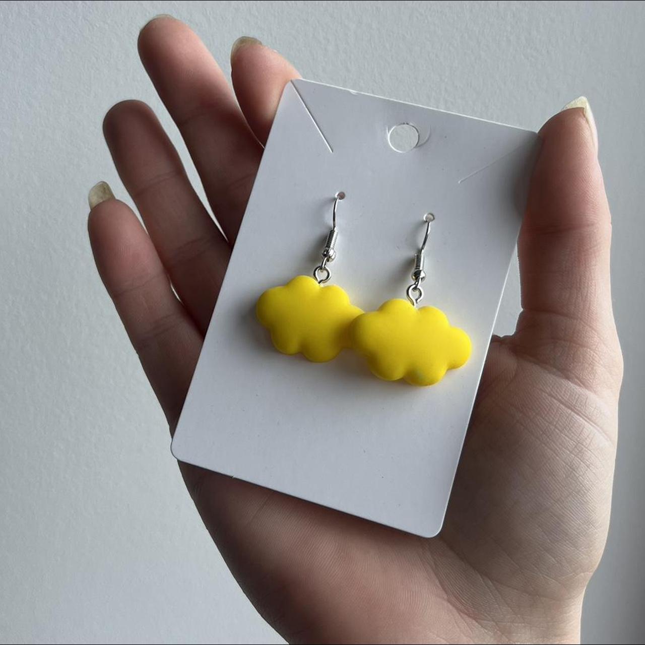 Cloud Rubber Earring