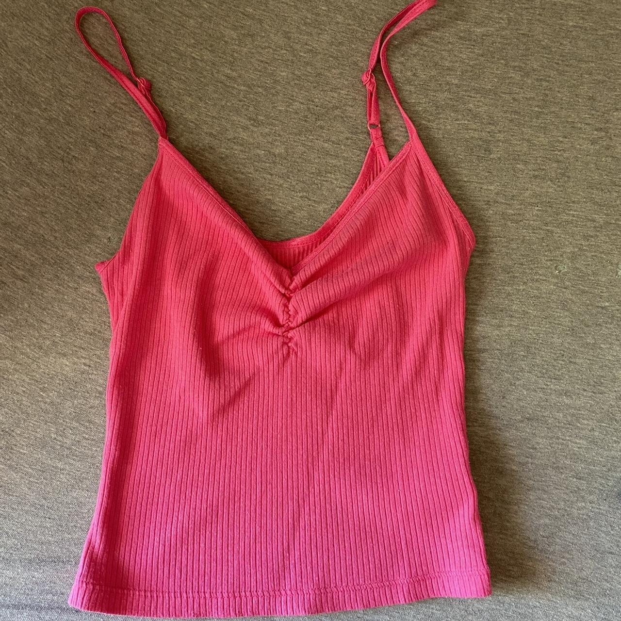 American Eagle Outfitters Women's Pink Vest | Depop