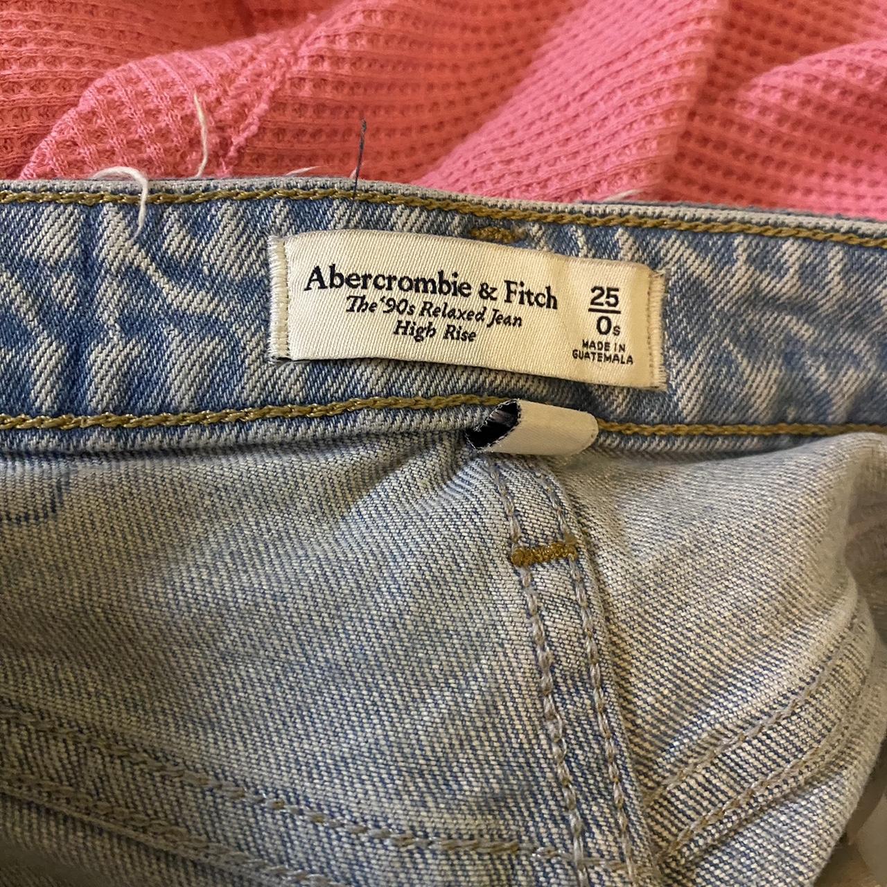 Abercrombie & Fitch 90’s high rise relaxed straight... - Depop