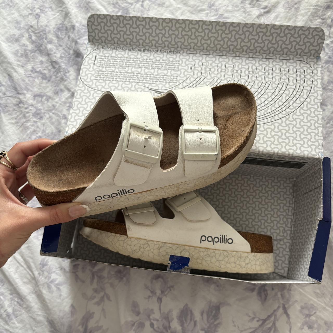 Birkenstock Women's Sandals White US – White platform