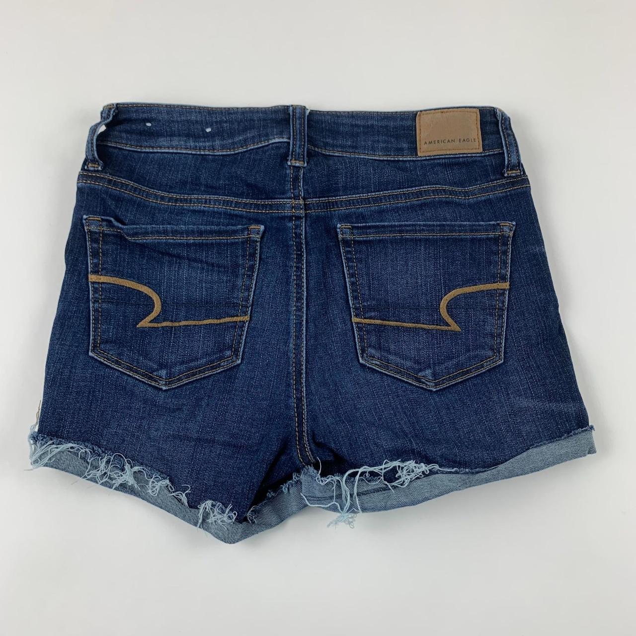 American Eagle Outfitters Women's Blue Shorts | Depop