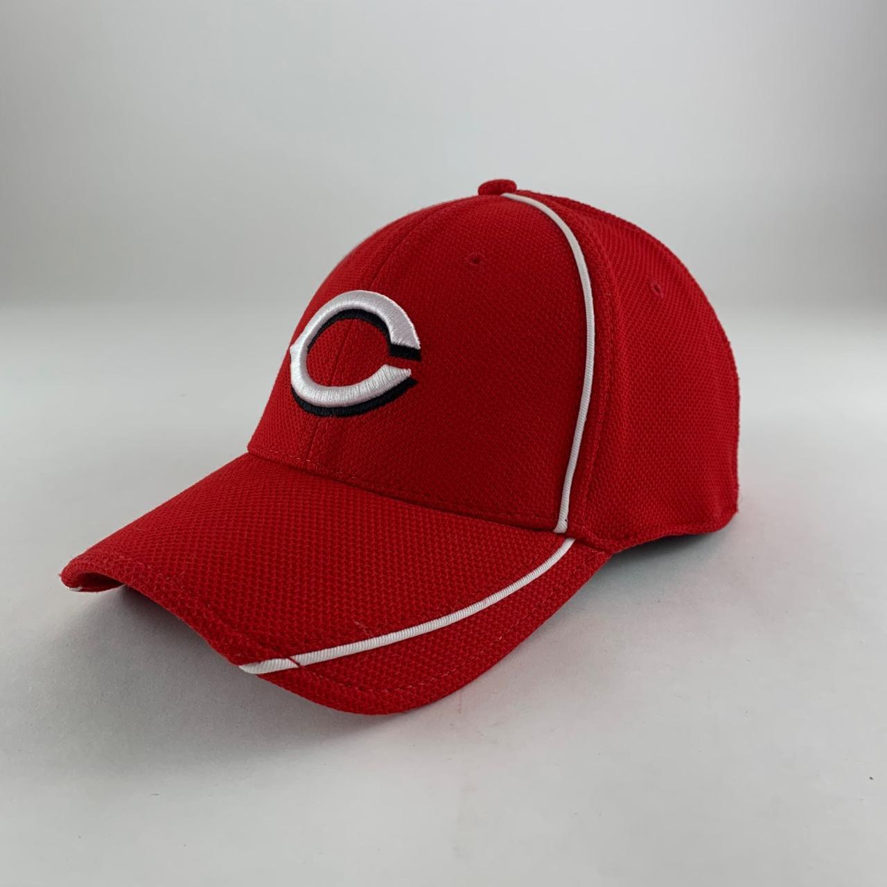 Cincinnati Reds Snapback hat Two Tone Red MLB baseball Vtg 47