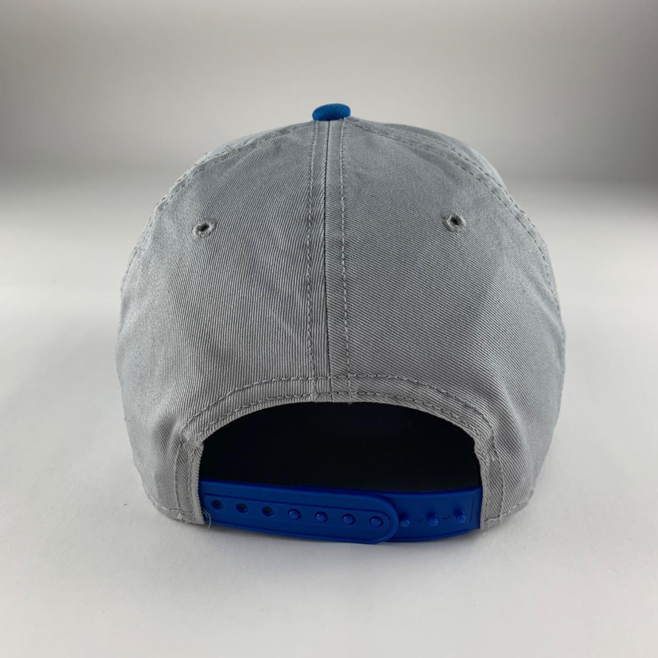 Detroit Lions Mens Trucker Hat Blue Snapback Retro - Depop