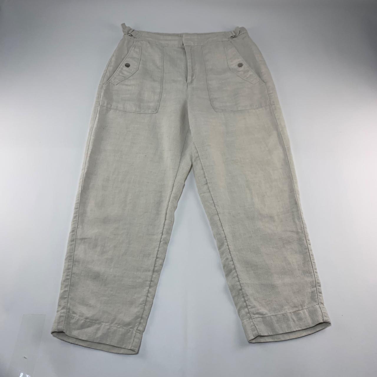 Athleta Linen Pants - Depop