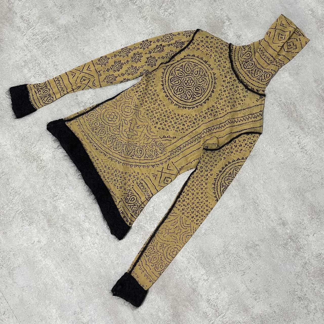 jean paul gaultier mesh top mens