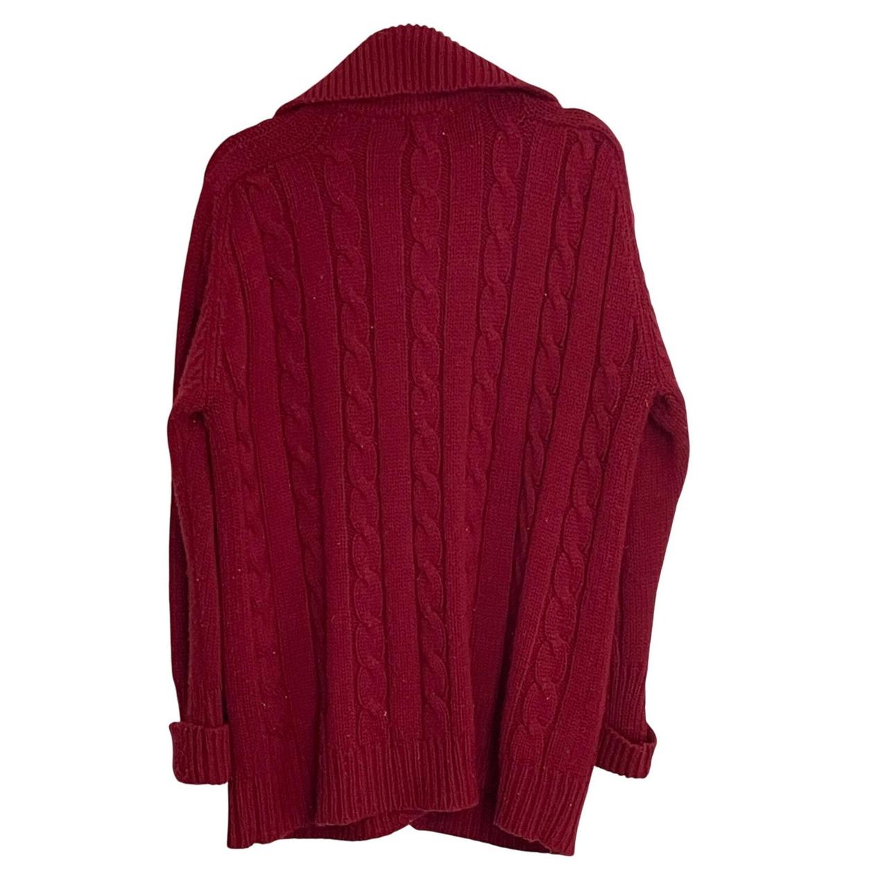 Sears Men's Cardigan - Red - L – Vintage Sears Me… - image 2