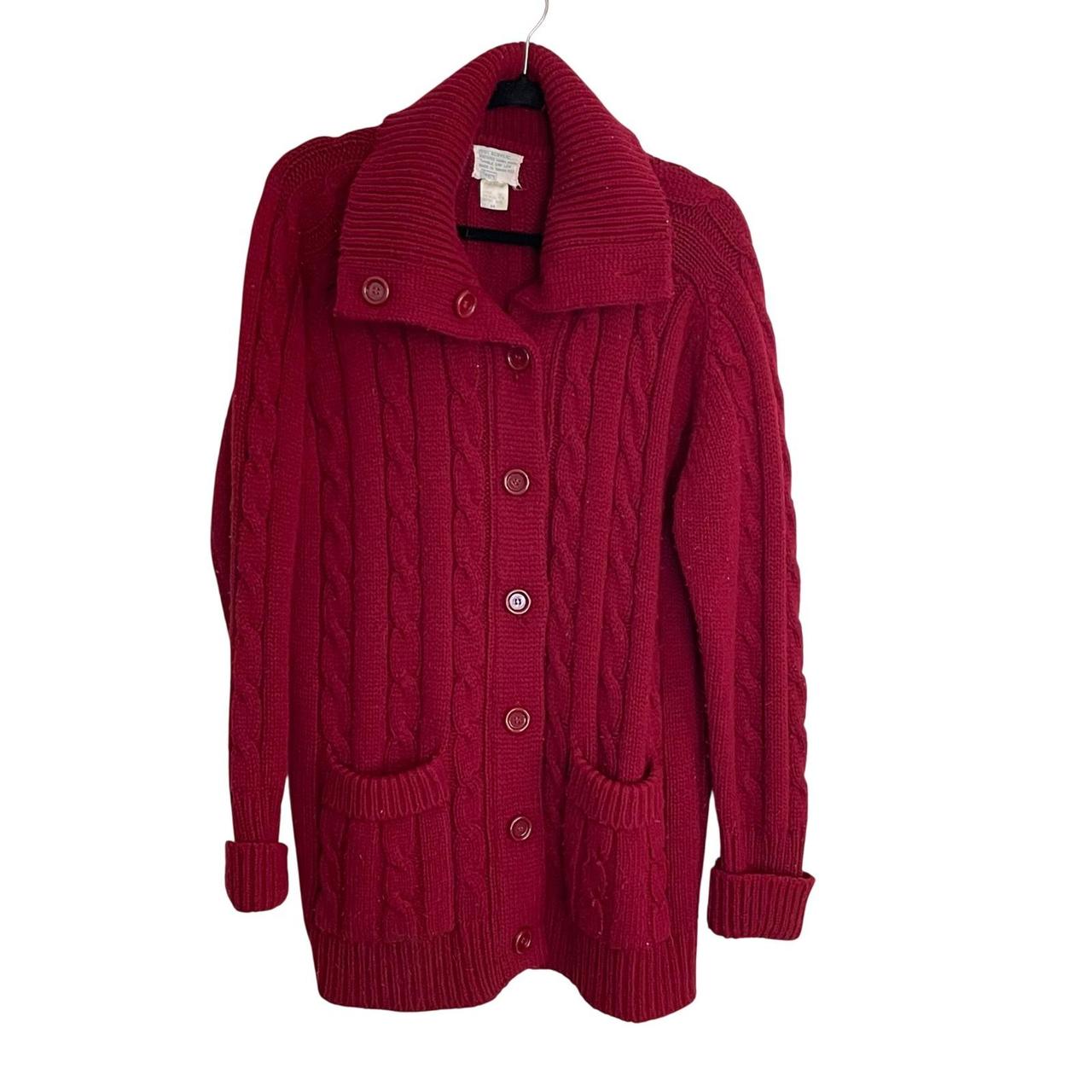 Sears Men's Cardigan - Red - L – Vintage Sears Me… - image 1