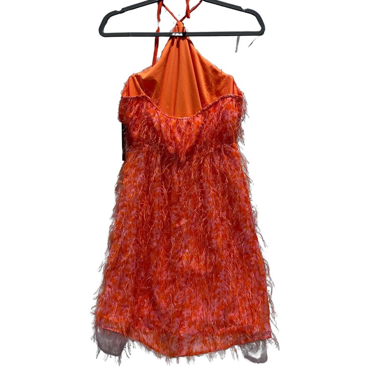 Target Women's Red and Pink Dress Depop