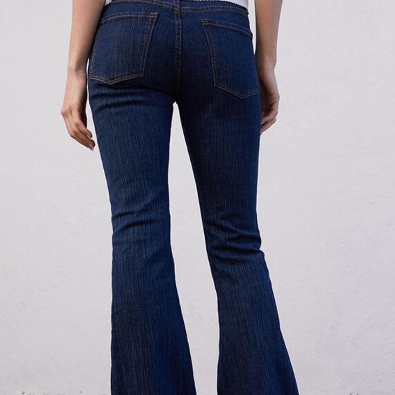 John Galt Dark Blue Melody '90s Low Rise Flare Jeans, PacSun