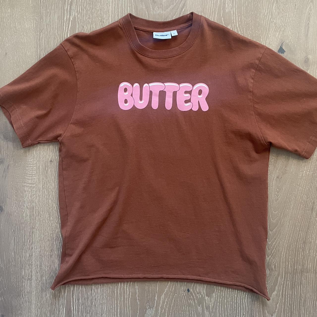 Butter Goods t-shirt. Sz L., The bottom stitch has...