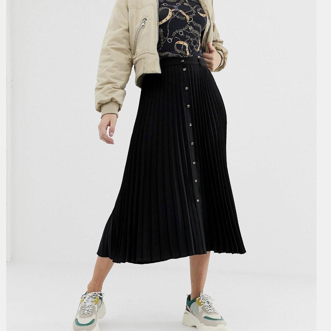 Stradivarius Women's Black Skirt