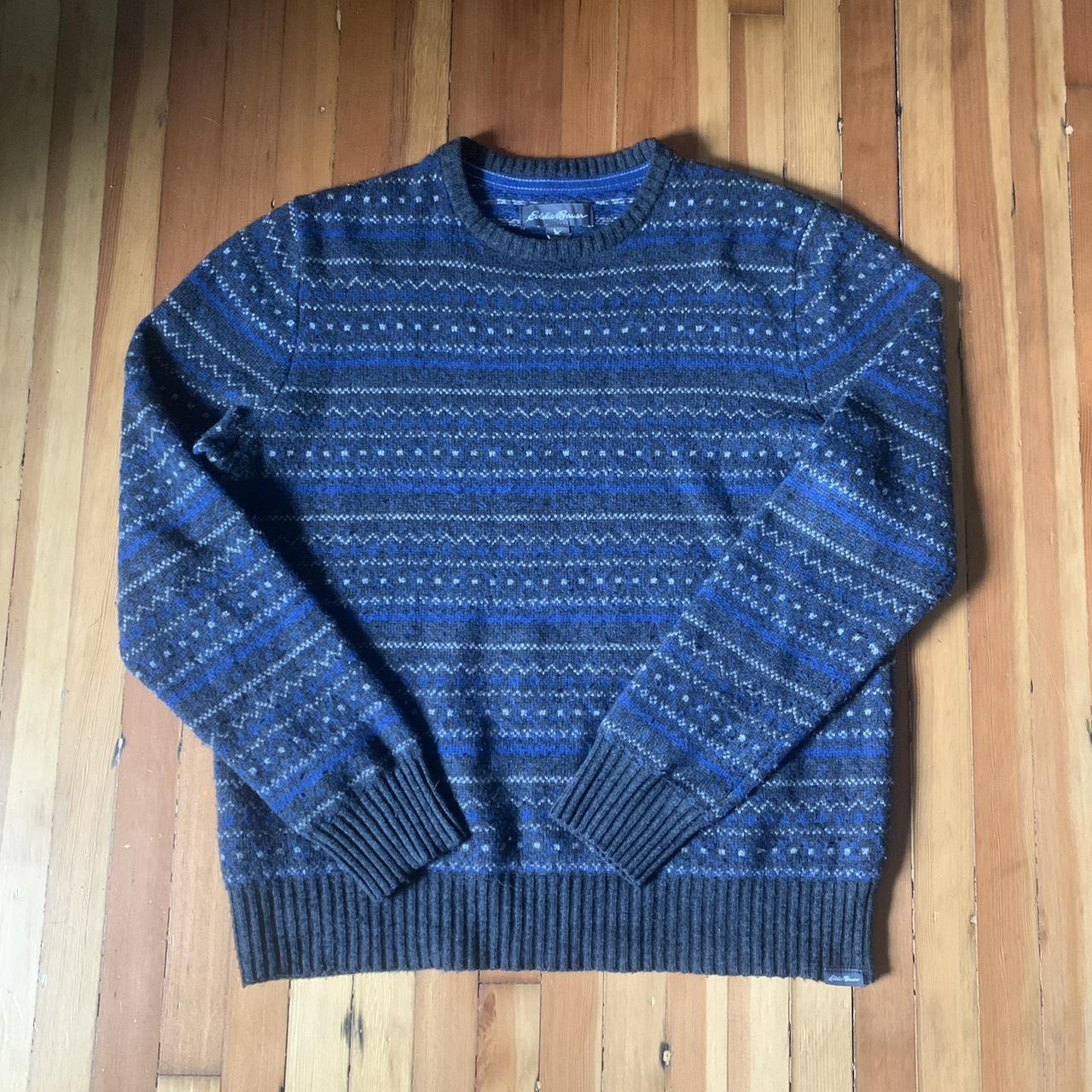 really nice vintage Eddie Bauer knit high quality... - Depop