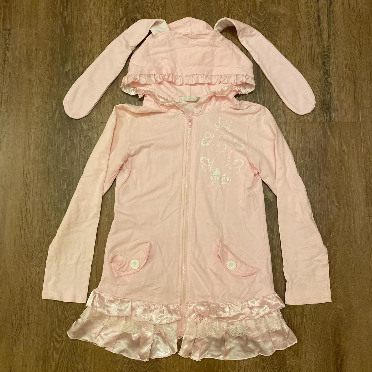 🎀 FINAL PRICE - acdc rag bunny ear frilly long... | Depop