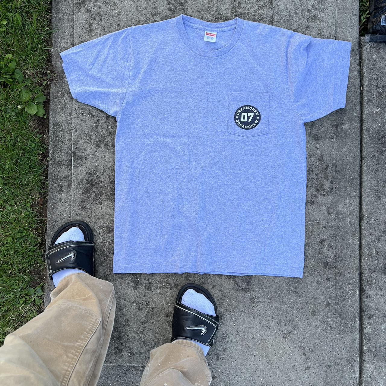 Supreme Small Logo Shirt Basic Grey color Size:... - Depop