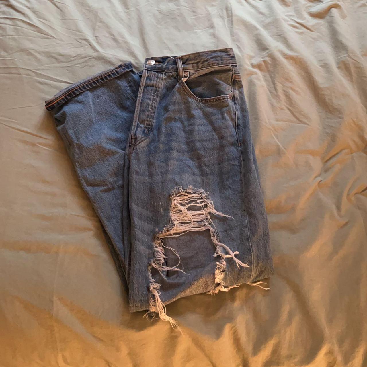 90’s Baggy Distressed Jeans Aeropostale / Size :... - Depop