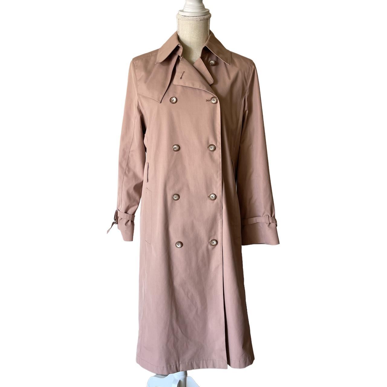 pink london fog coat