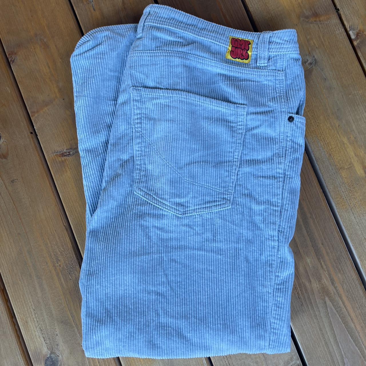 Empyre light blue corduroy pants -fit slightly... - Depop