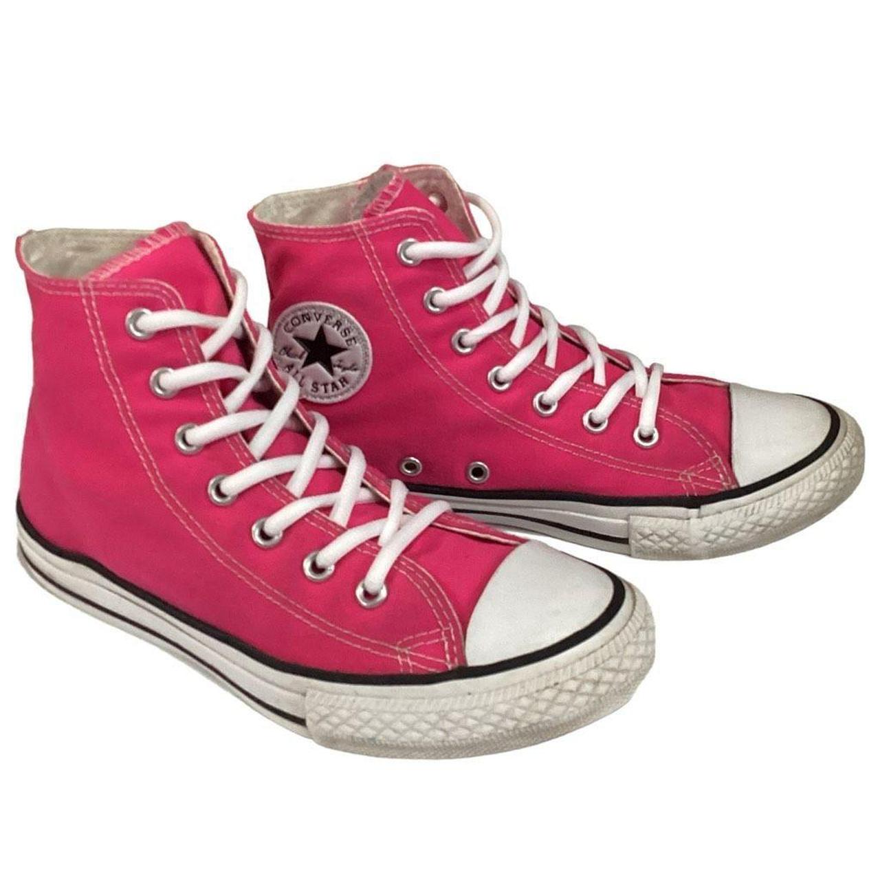 Hot pink all star converse online