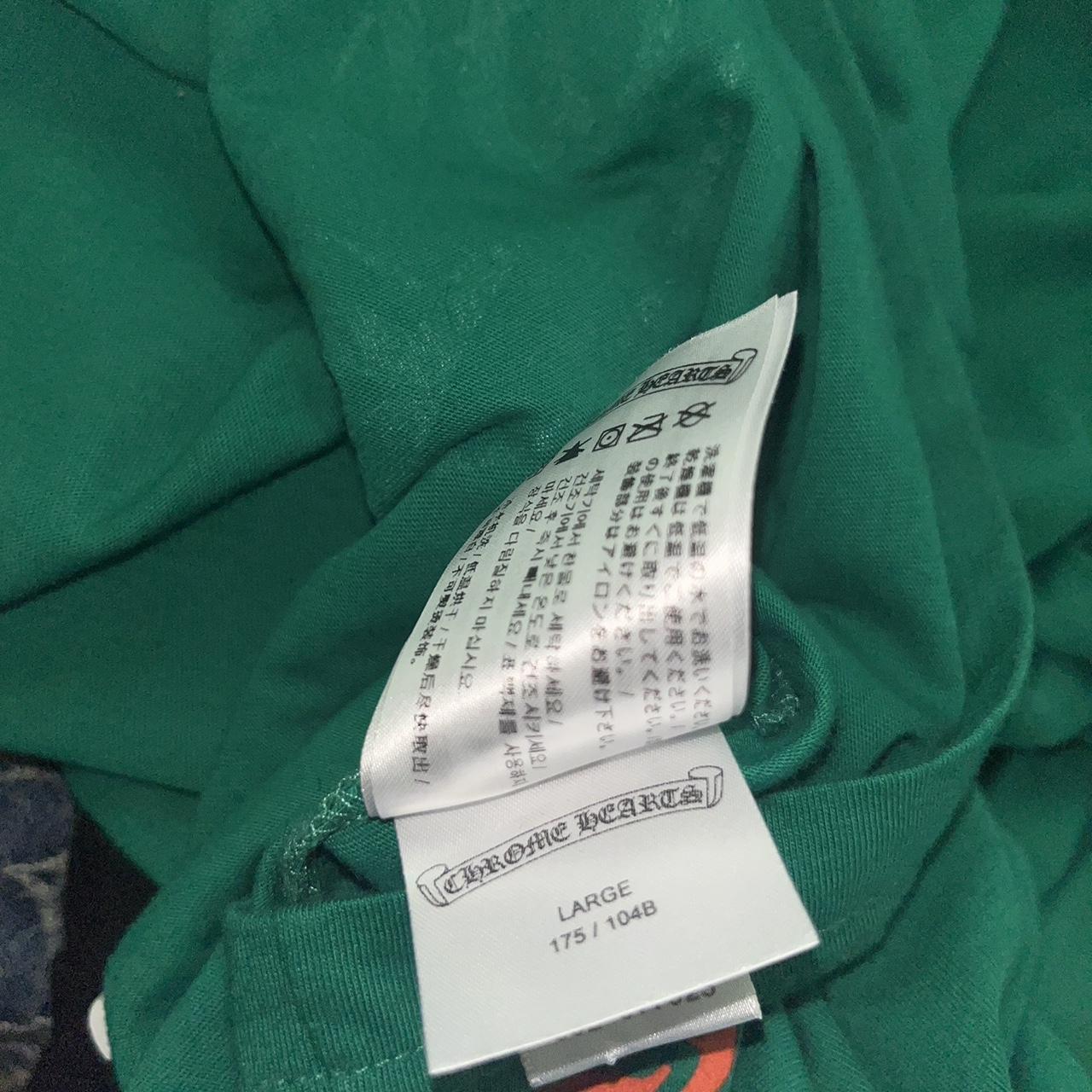 chrome hearts green/orange horseshoe long | Depop
