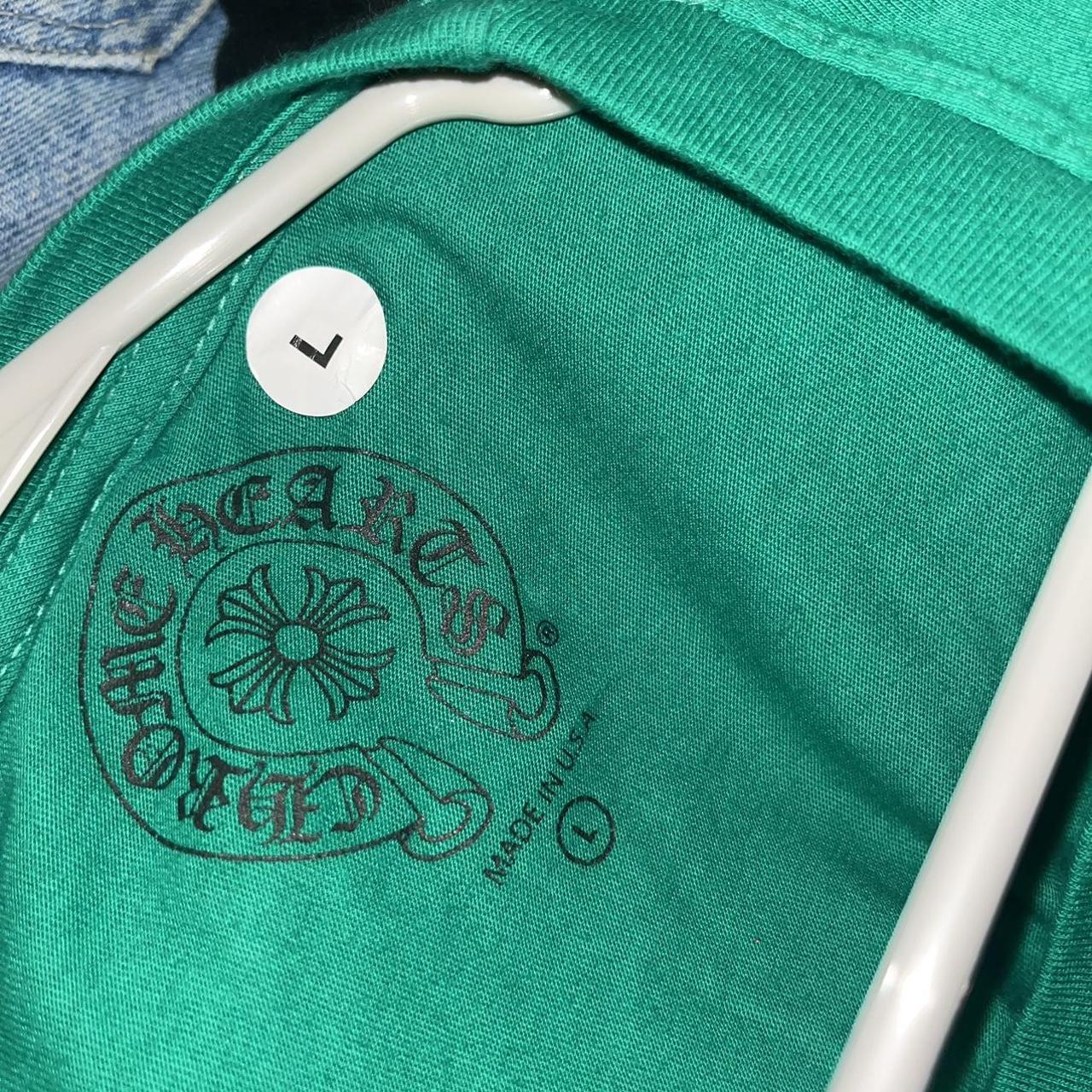chrome hearts green/orange horseshoe long | Depop