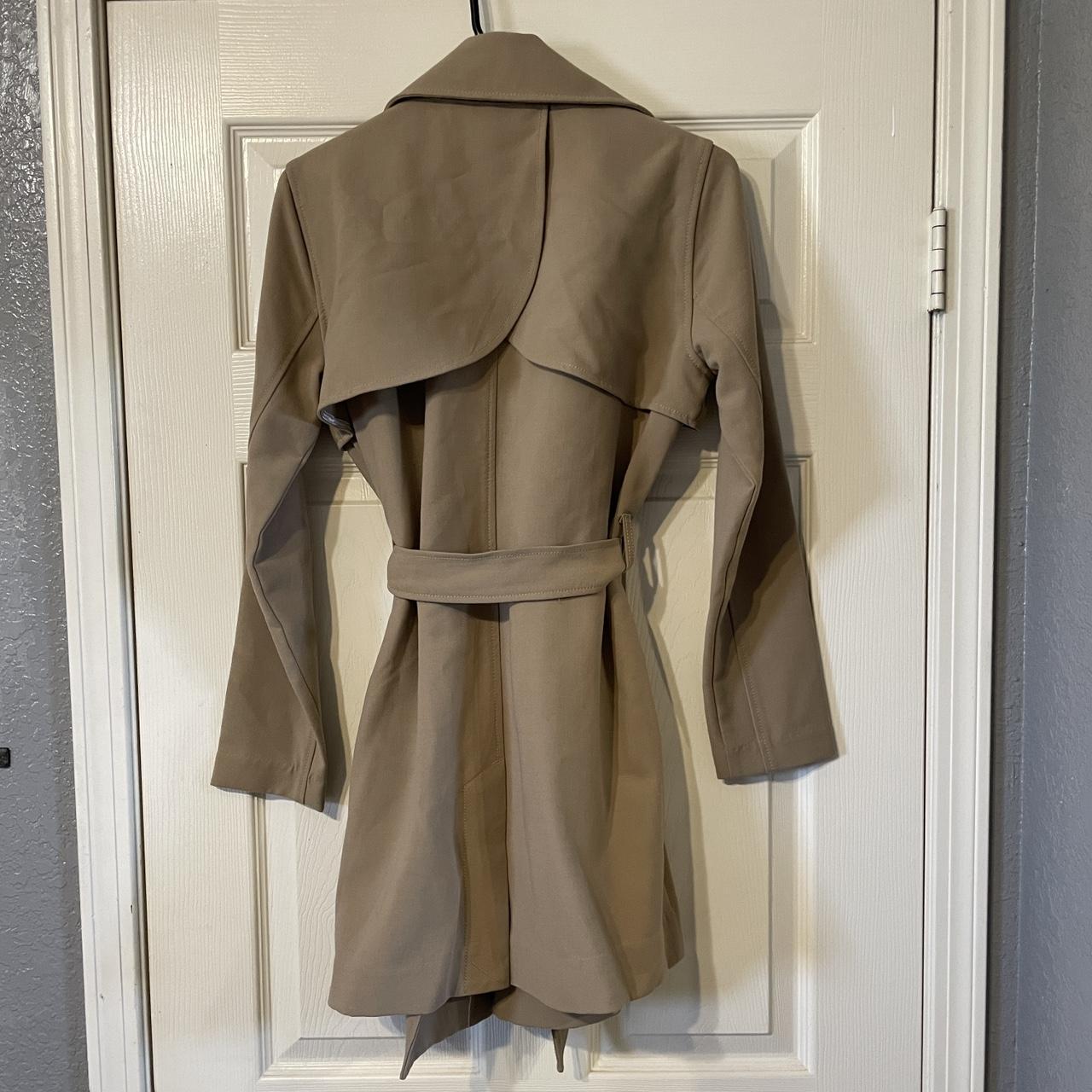 abercrombie & fitch trench coat worn few times and... Depop