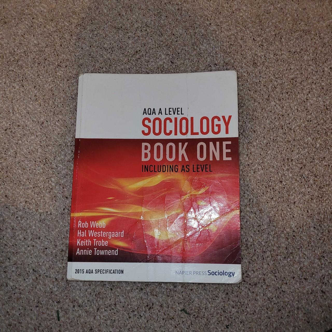 AQA A Level Sociology Book 1 Good Condition... - Depop