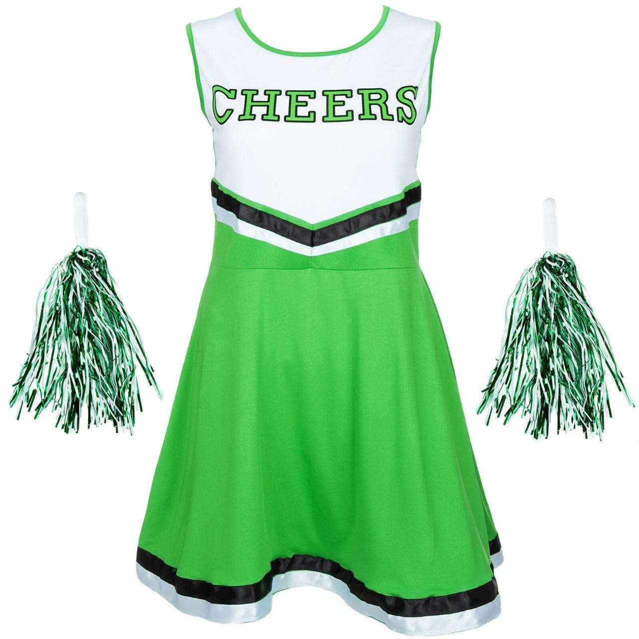 Halloween Green Cheer Leader Costume - High School - - Depop