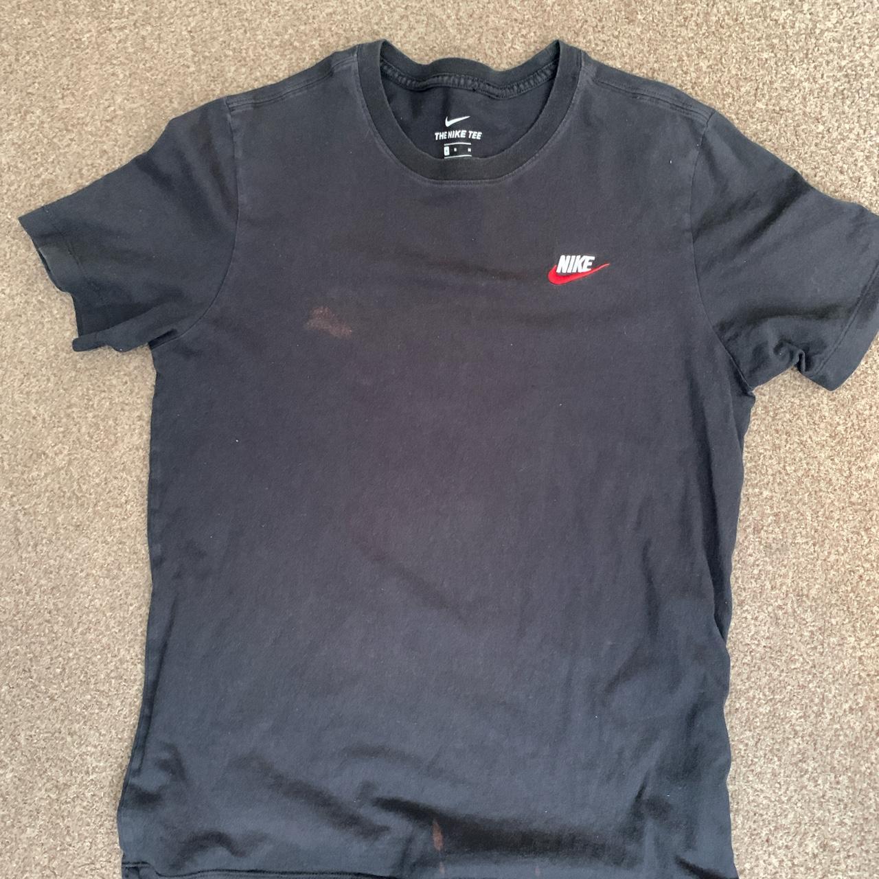 Old nike T-shirt bleach stain Good work top Not... - Depop