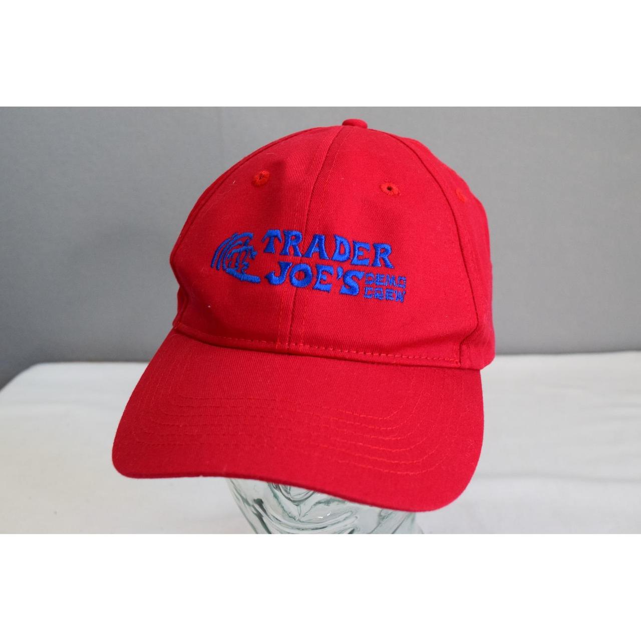 Trader Joe's Men's Caps - Red/Blue – Trader Joes … - image 1
