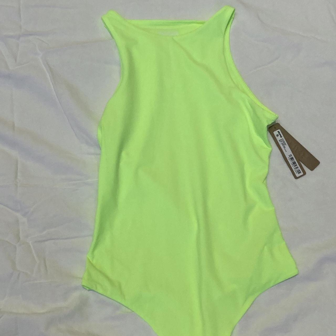 Buy SKIMS Yellow Fits Everybody High Neck Bodysuit for Women in