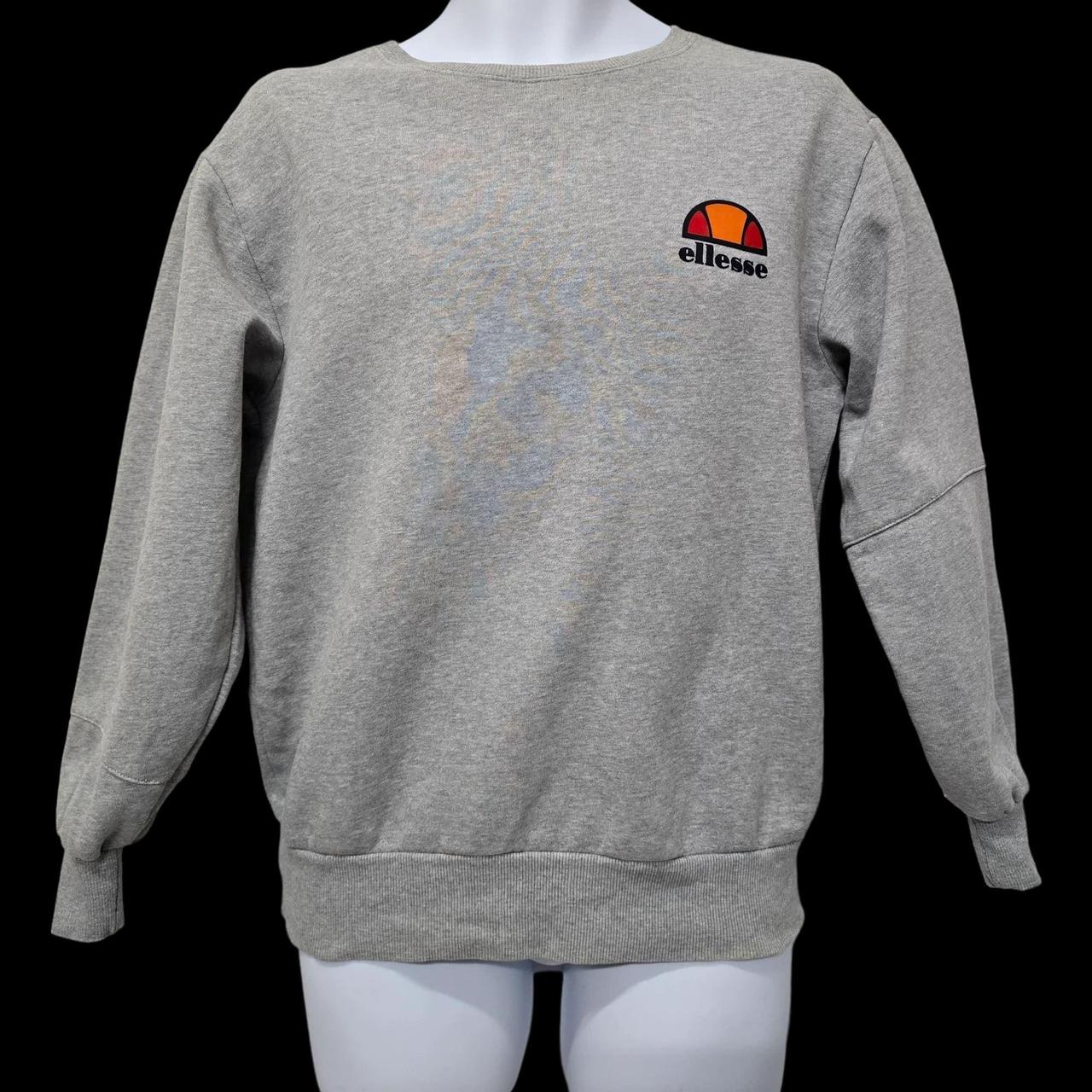 Ellesse Unisex Grey Crew Neck Jumper UK Large