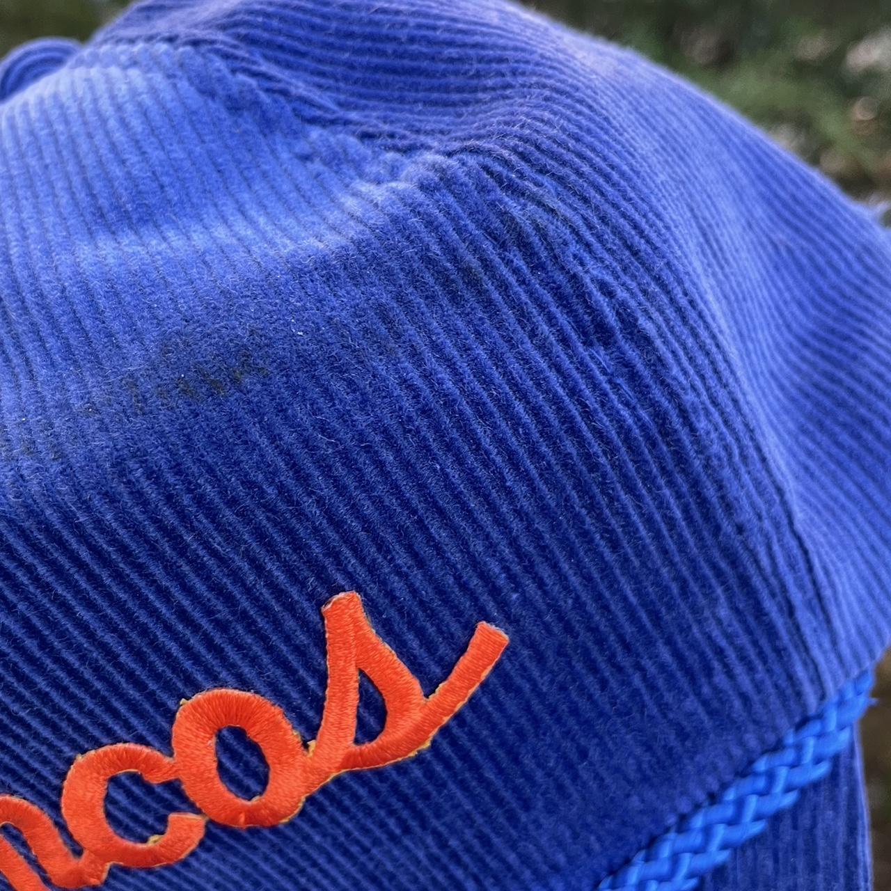 Vintage Denver Broncos Corduroy Script Hat Macgregor - Depop