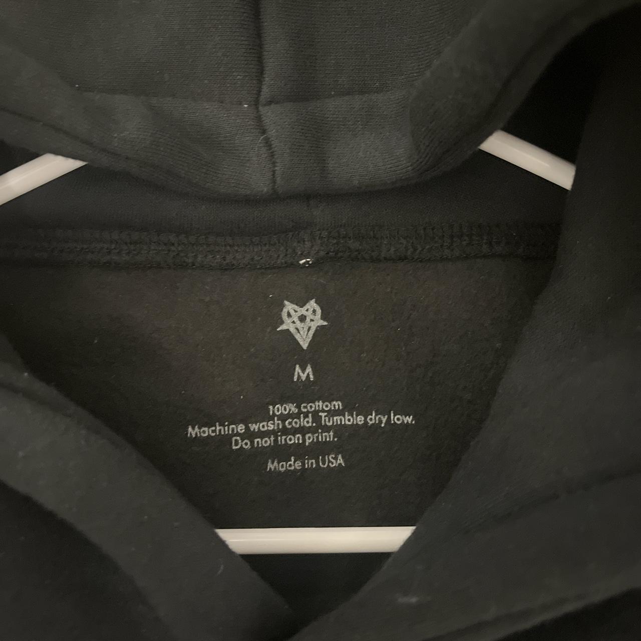 Alyx Men's Black and White Hoodie (2)