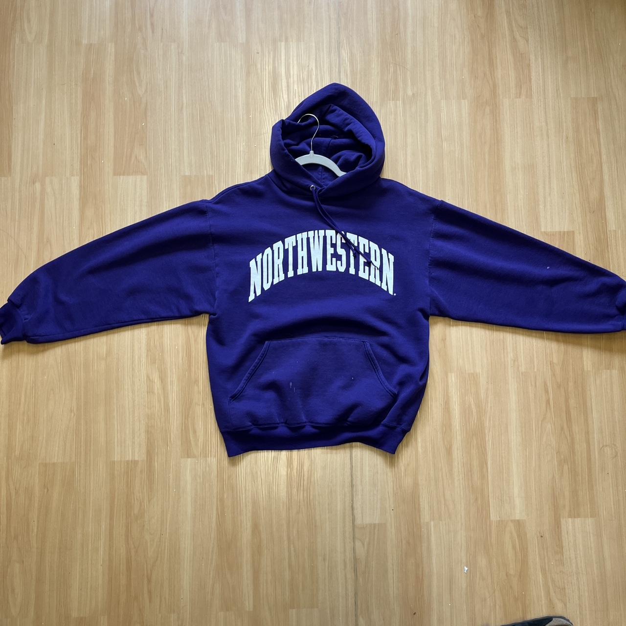 Jerzees Men's Purple Hoodie | Depop