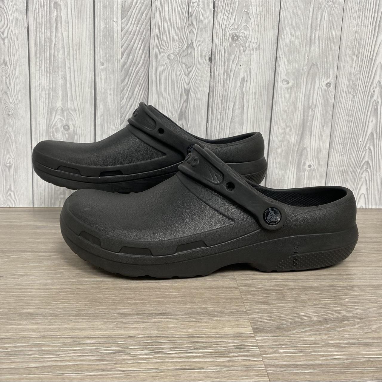 Crocs Men's Black Trainers | Depop