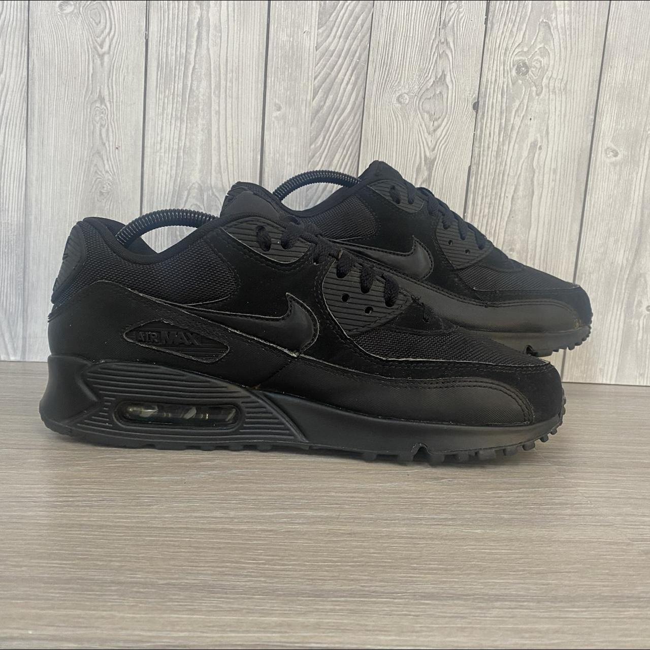 Nike Air max 90 Triple Black Trainers UK Size... - Depop