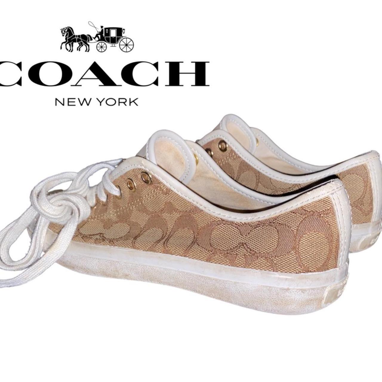 Coach 34A00248 Empire Monogram Fashion Sneakers for Women - Khaki price  from souq in Saudi Arabia - Yaoota!