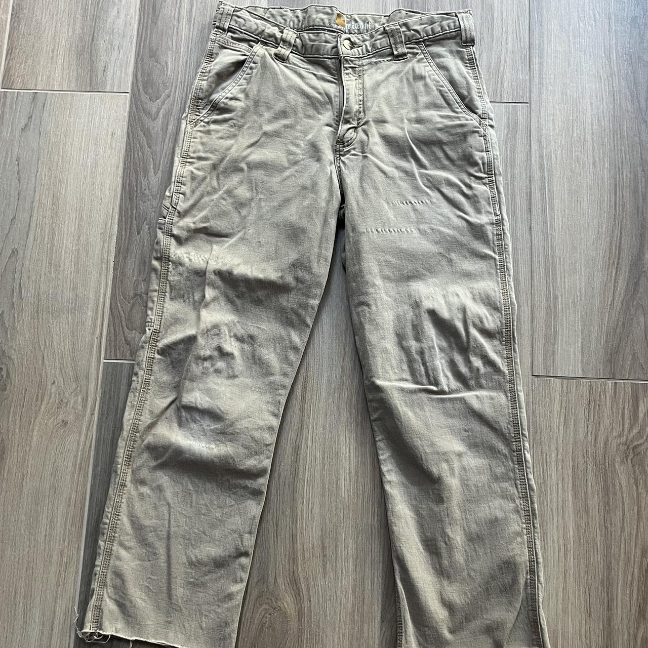 Carhartt Men's Tan Jeans | Depop