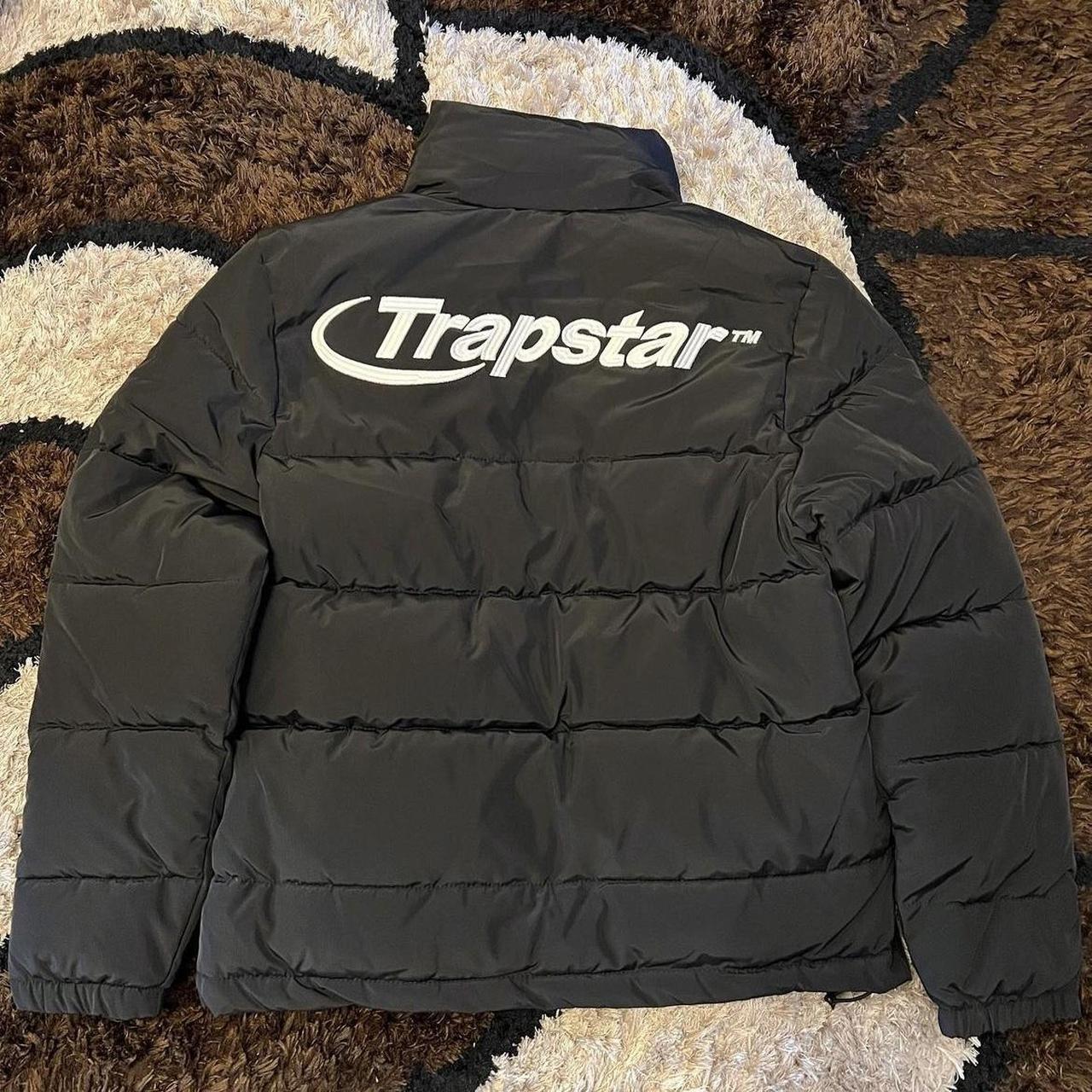 Trapstar Men's Black and White Jacket Depop