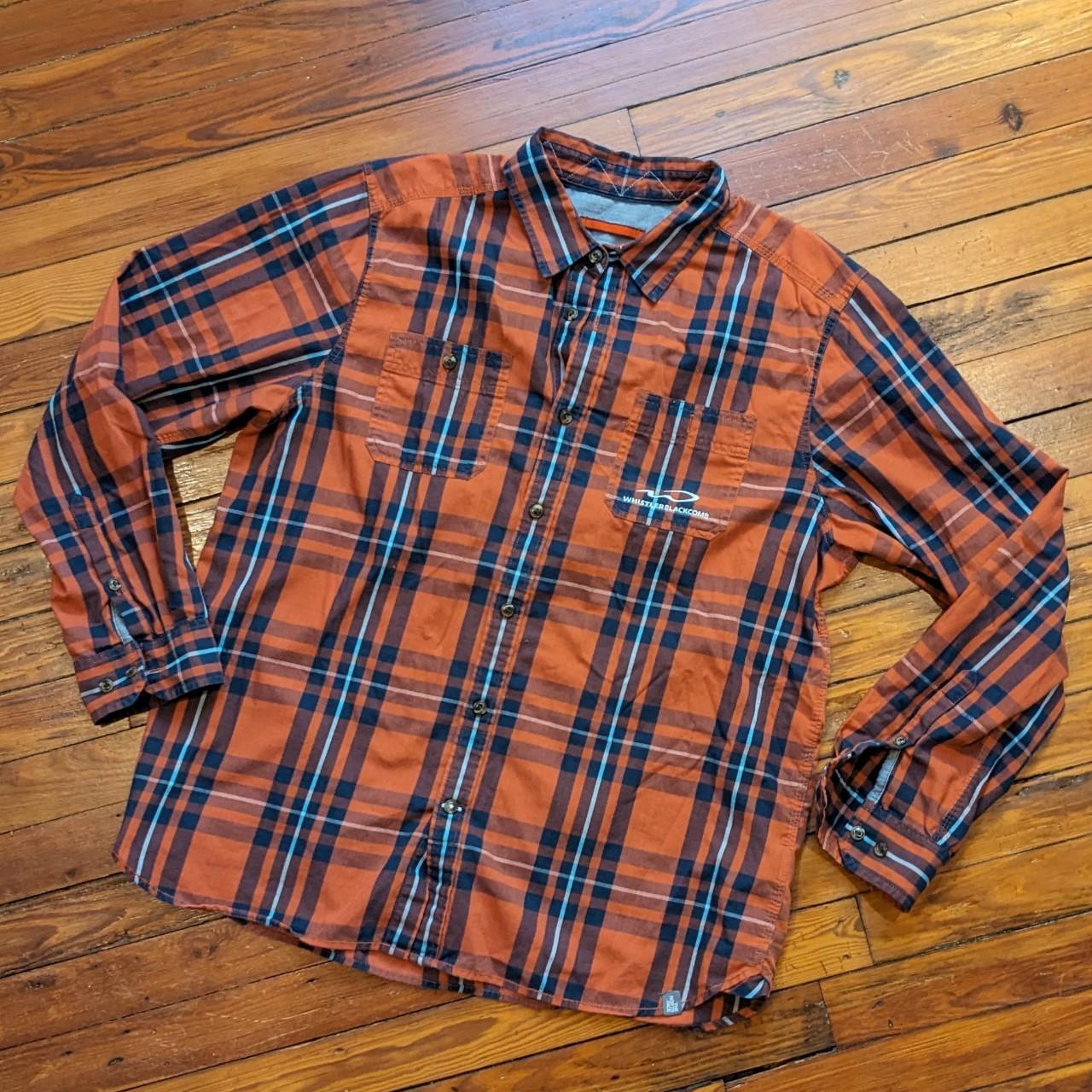 The North Face men's plaid shirt, Whistler Blackcomb...