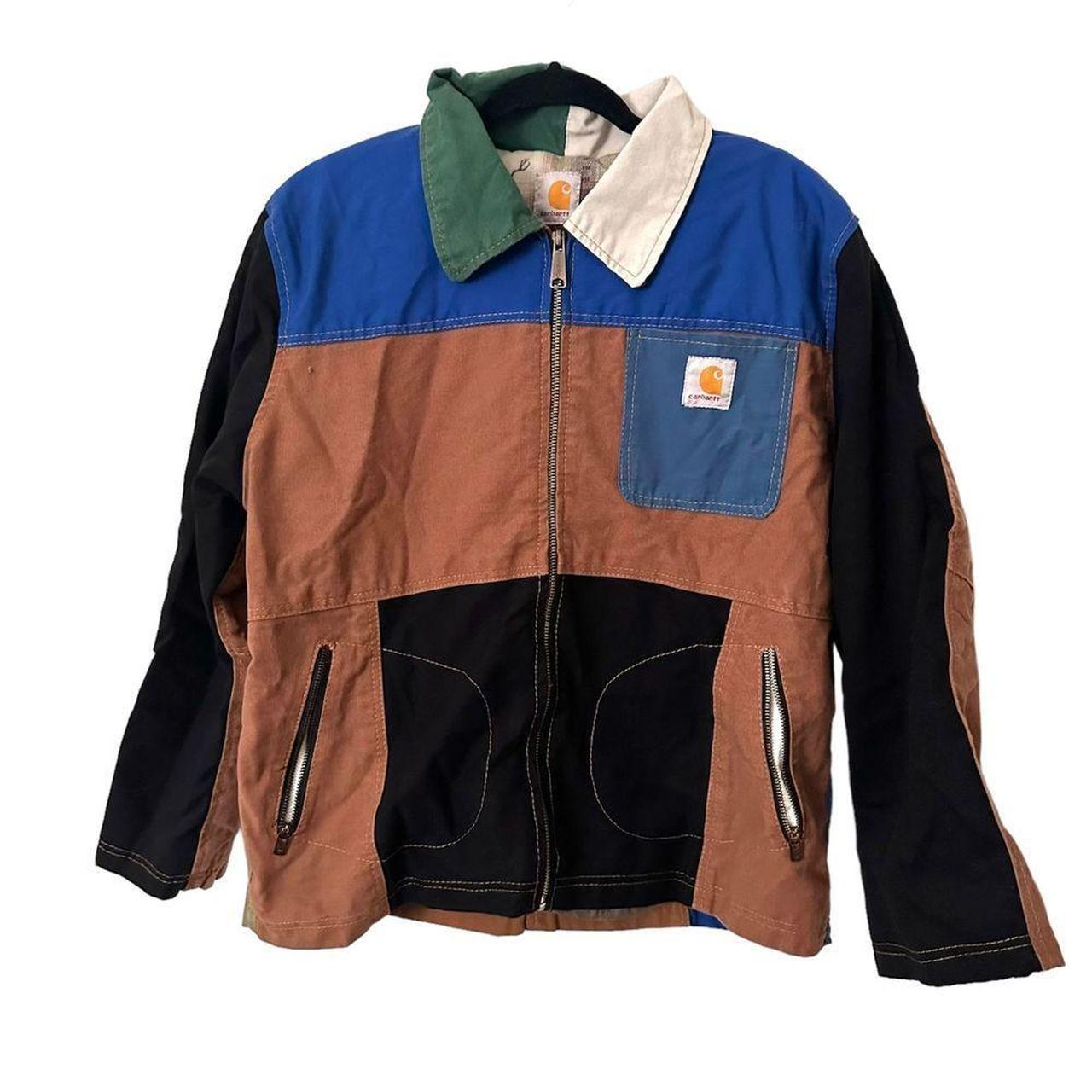 CARHARTT Colorblock Reclaimed Vintage Utility Jacket... - Depop