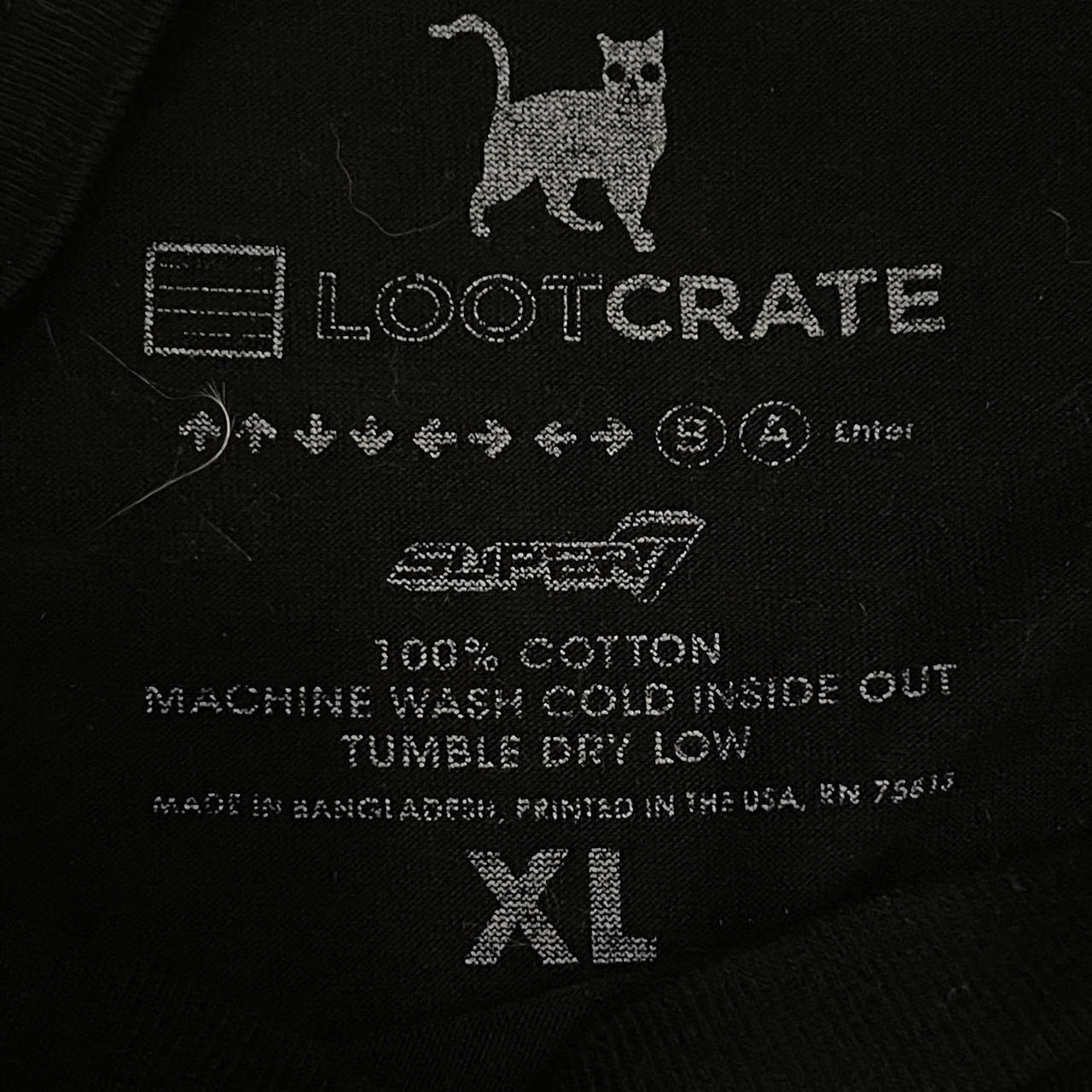 loot crate cat skull shirt