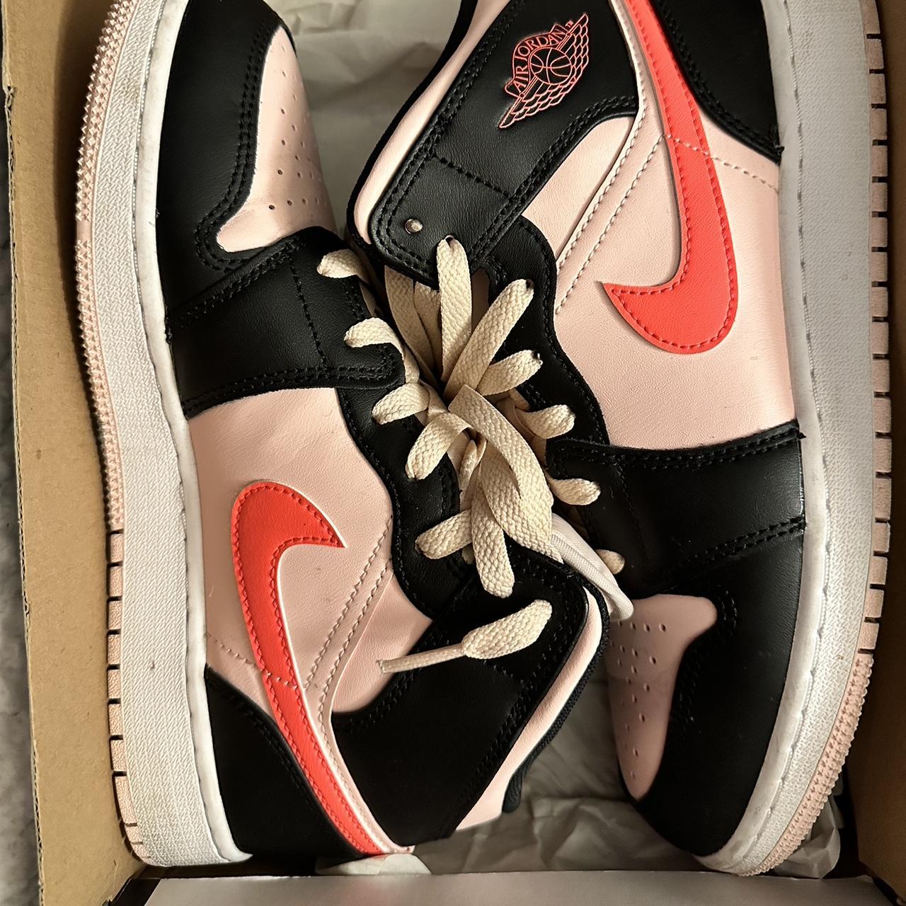 mens black and pink jordans