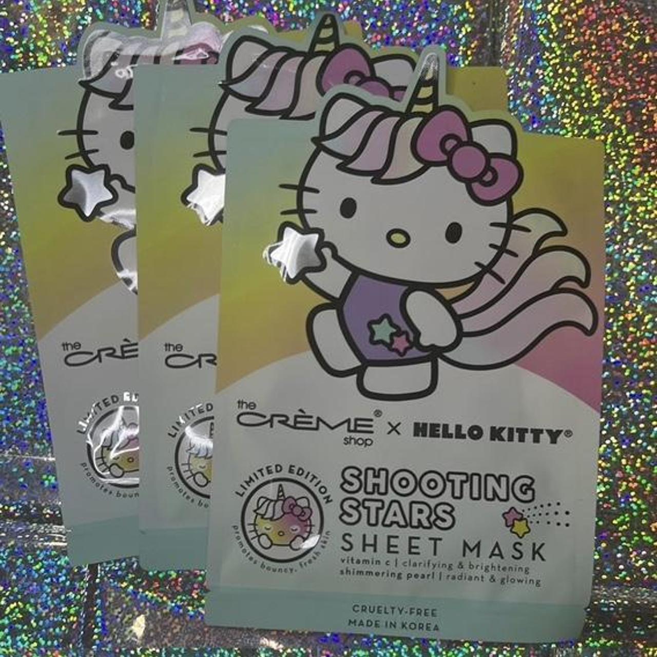 Hello Kitty x Creme Shop shooting stars sheet mask -... - Depop