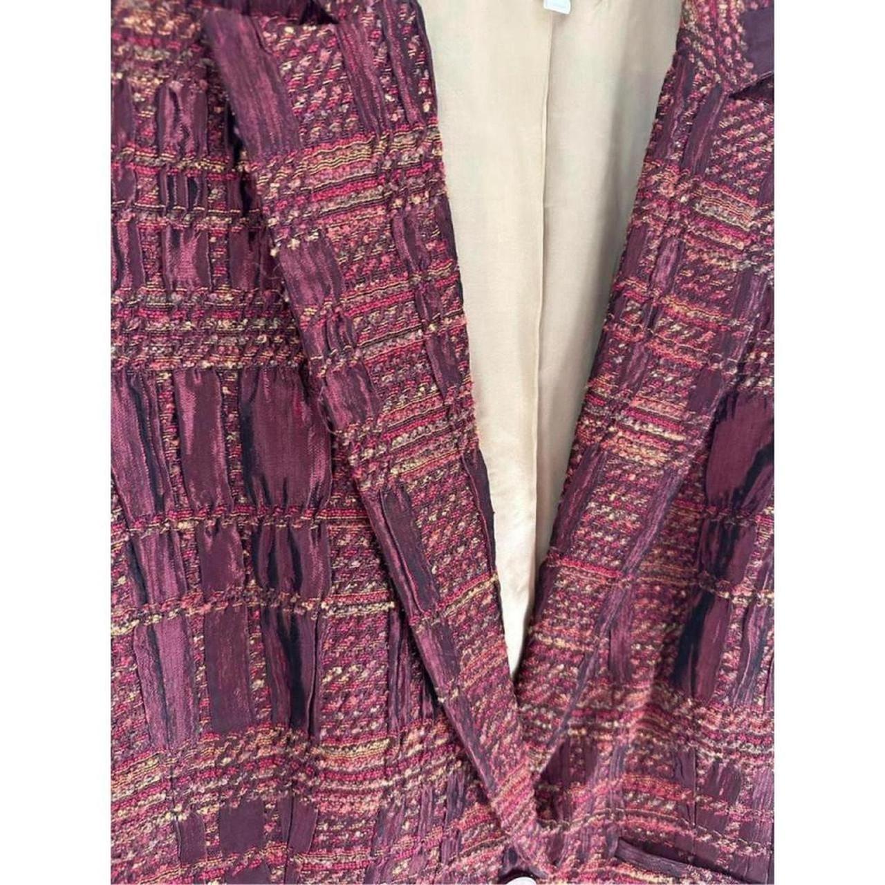 Cache Women's Jacket - Red - 6 – Cache One Button… - image 3