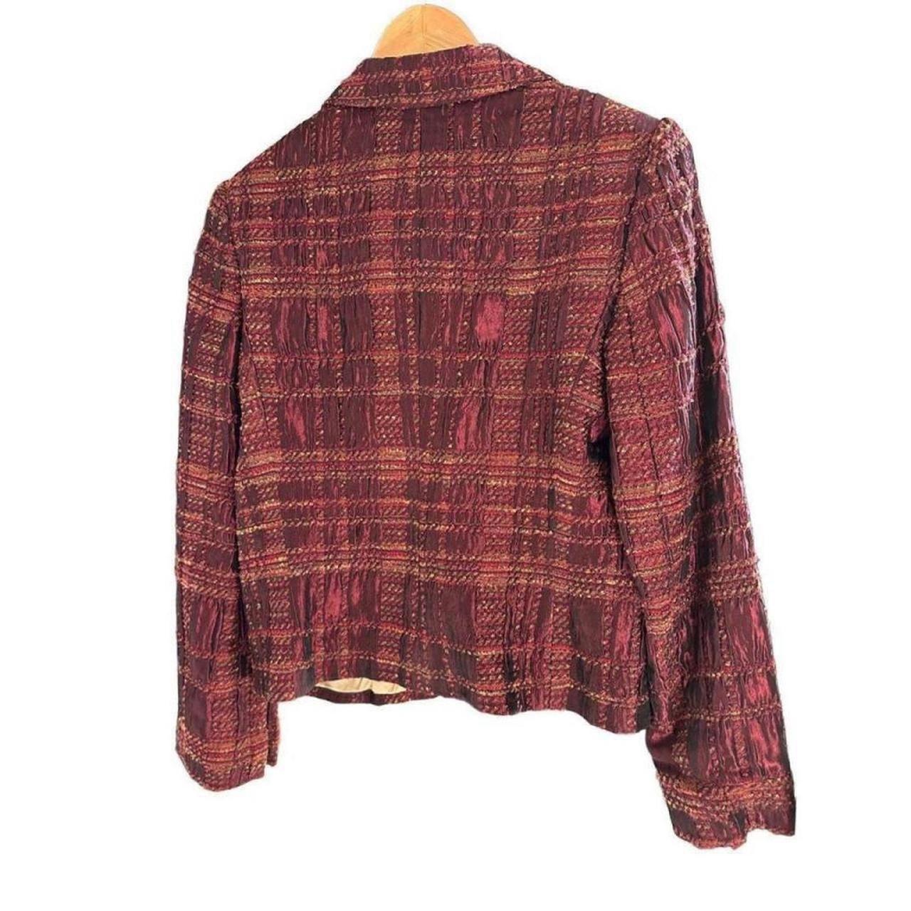 Cache Women's Jacket - Red - 6 – Cache One Button… - image 2