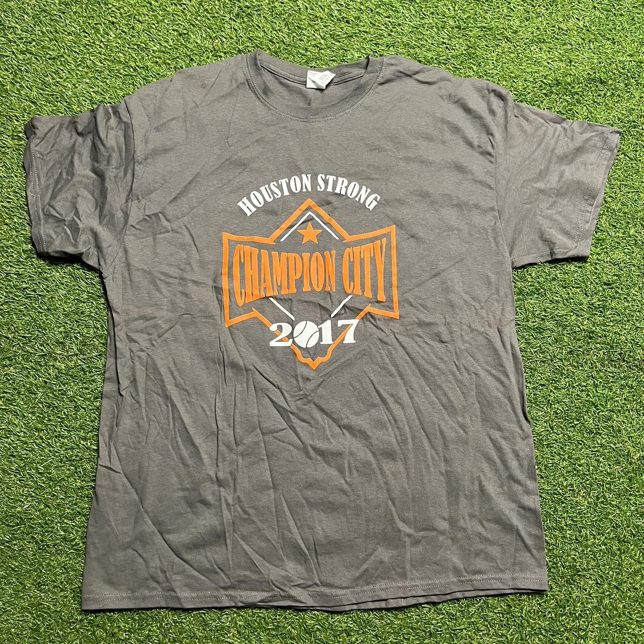 Houston Astros 2017 World Series Champions Orange - Depop