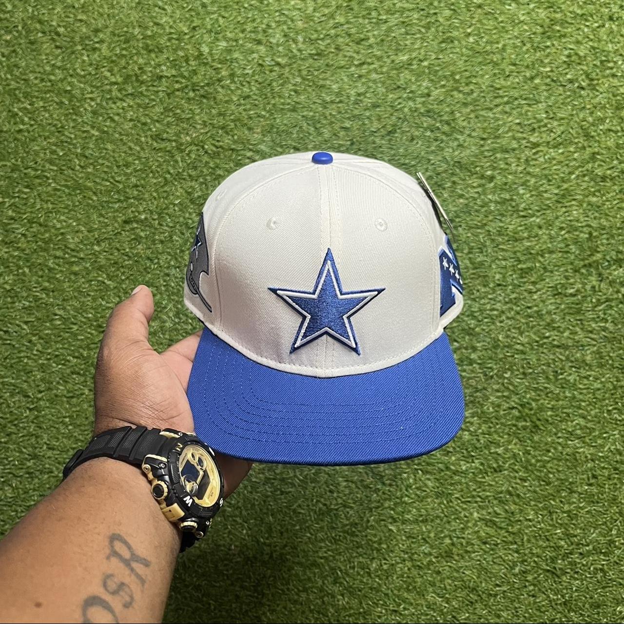 1990s dallas cowboys shark tooth hat good - Depop