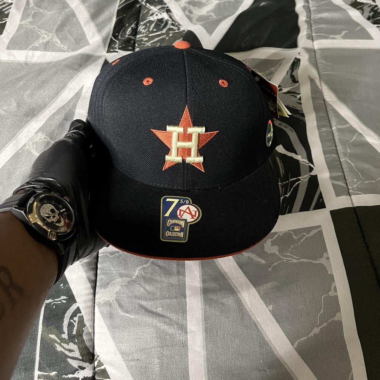 Houston Astros Fitted Hat 7 shops 5/8